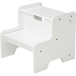 Melissa Doug Wooden Two Step Stool White 30222 Best Buy