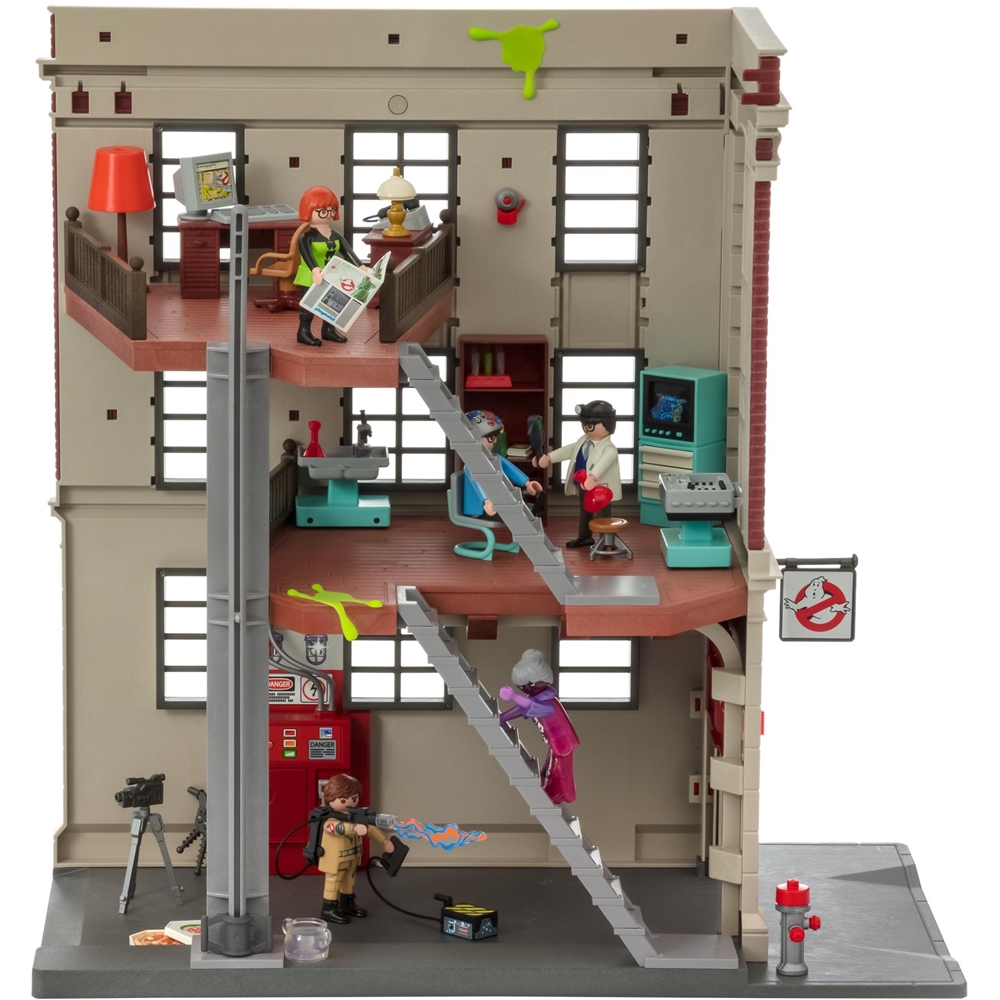 playmobil ghostbusters fire station