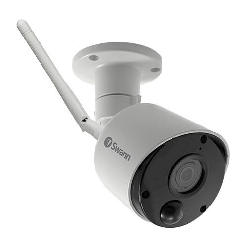 Alt View 12. Swann - Indoor/Outdoor 1080p Wi-Fi Wireless Surveillance Camera - White.