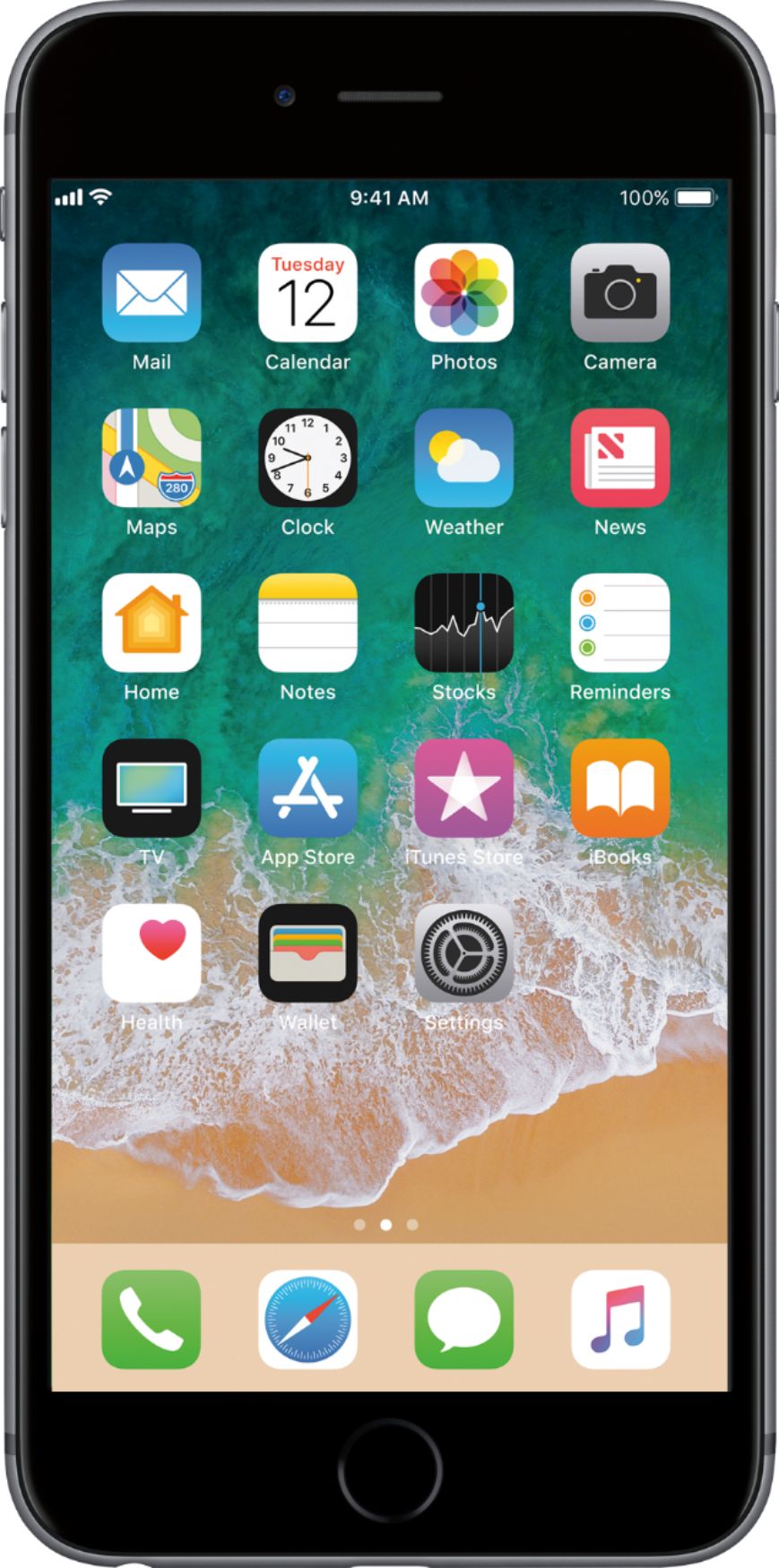 Renderen Mechanica lancering Best Buy: Simple Mobile Apple iPhone 6s Plus Space Gray SMAPI6SPG32GY3P5P