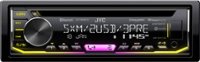 Front Zoom. JVC - In-Dash CD Receiver - Built-in Bluetooth - Satellite Radio-Ready with Detachable Faceplate - Black.