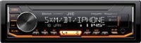 Front. JVC - In-Dash Digital Media Receiver - Built-in Bluetooth - Satellite Radio-Ready with Detachable Faceplate - Black.