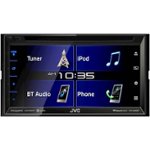 Front Zoom. JVC - 6.2" - Built-In Bluetooth - In-Dash CD/DVD Receiver - Black.