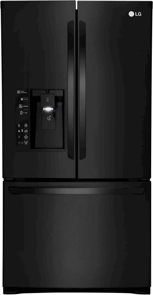 Best Buy Lg 23 7 Cu Ft French Door Counter Depth Refrigerator