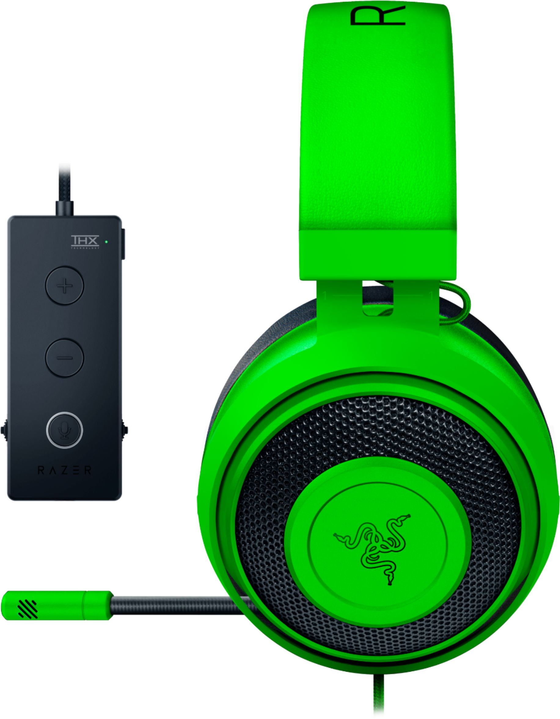  Razer Kraken Gaming Headset: Lightweight Aluminum Frame,  Retractable Noise Isolating Microphone, For PC, PS4, PS5, Switch, Xbox One,  Xbox Series X & S, Mobile, 3.5 mm Audio Jack – Green 