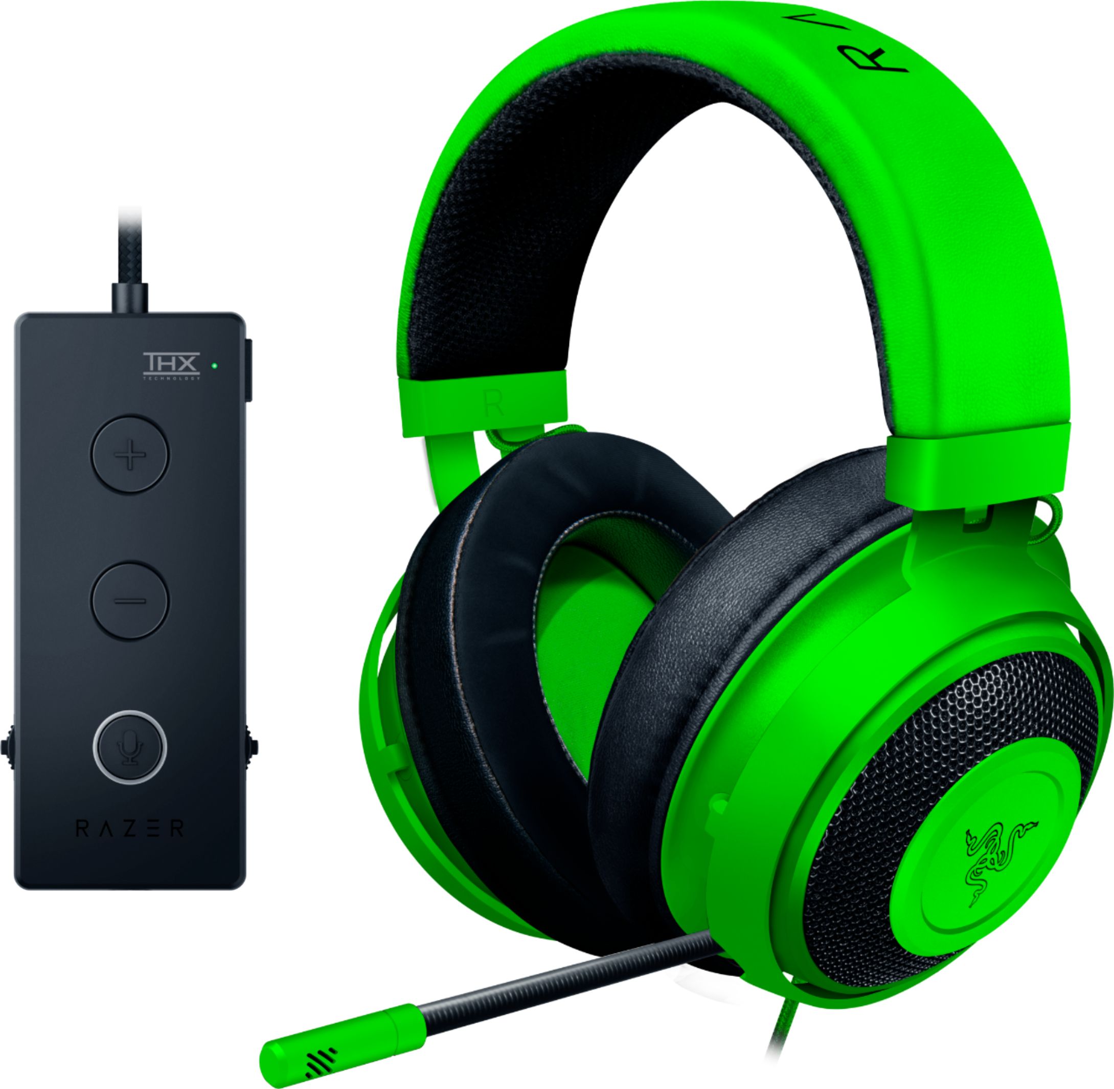 Left View: BuddyPhones - Inflight Wired On-Ear Headphones - Green