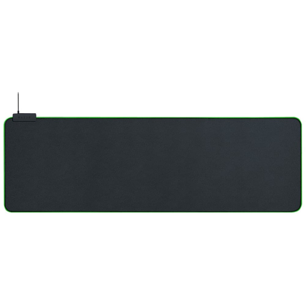 Front. Razer - Goliathus Extended Chroma Gaming Mouse Pad with RGB Lighting - Black.