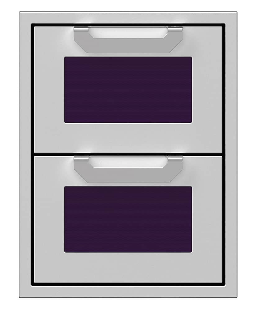 Hestan - AGDR Series 16" Outdoor Double Storage Drawers - Lush - Angle_Zoom
