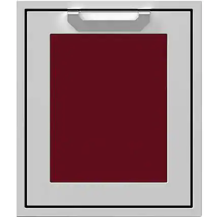 Front. Hestan - AGAD Series 18" Single Access Door - Burgundy.