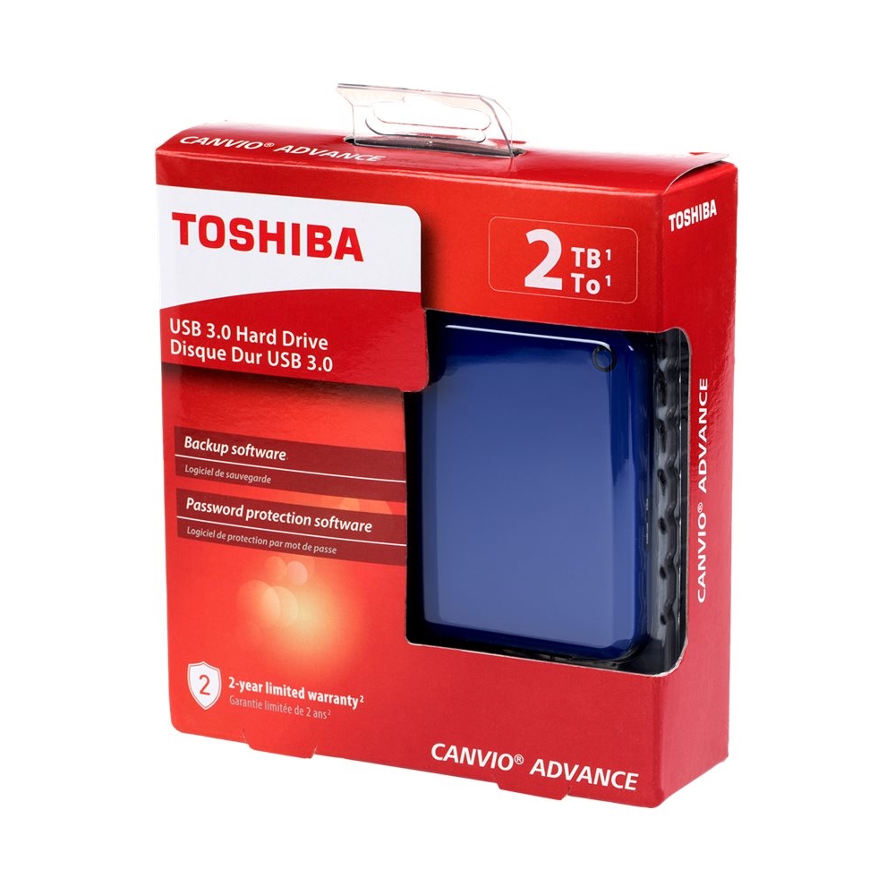 Best Buy: Toshiba Canvio 2TB External USB 3.0 Portable Hard Drive 