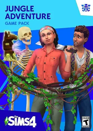 Front. Electronic Arts - The Sims 4 Jungle Adventure. - T (Teen 13+)