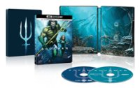 Front Standard. Aquaman [SteelBook] [Includes Digital Copy] [4K Ultra HD Blu-ray/Blu-ray] [Only @ Best Buy] [2018].
