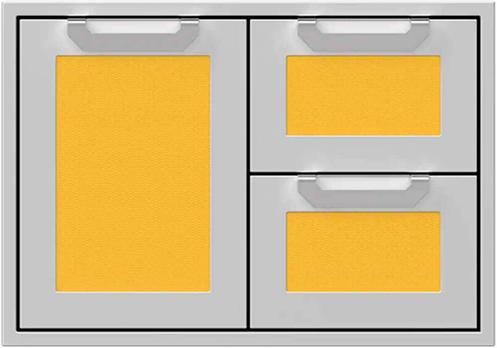 Hestan - AGSDR Series 30" Double Drawer and Storage Door Combination - Sol