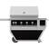 Angle. Hestan - Deluxe Gas Grill - Stealth.