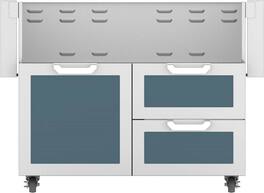 Hestan - GCR Series 42" Door and Drawer Tower Cart - Pacific Fog