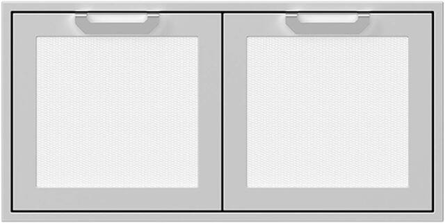 Front. Hestan - AGSD Series 42" Outdoor Double Storage Doors - Froth.