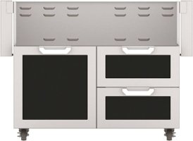 Hestan - GCR Series 42" Door and Drawer Tower Cart - Stealth - Angle_Zoom