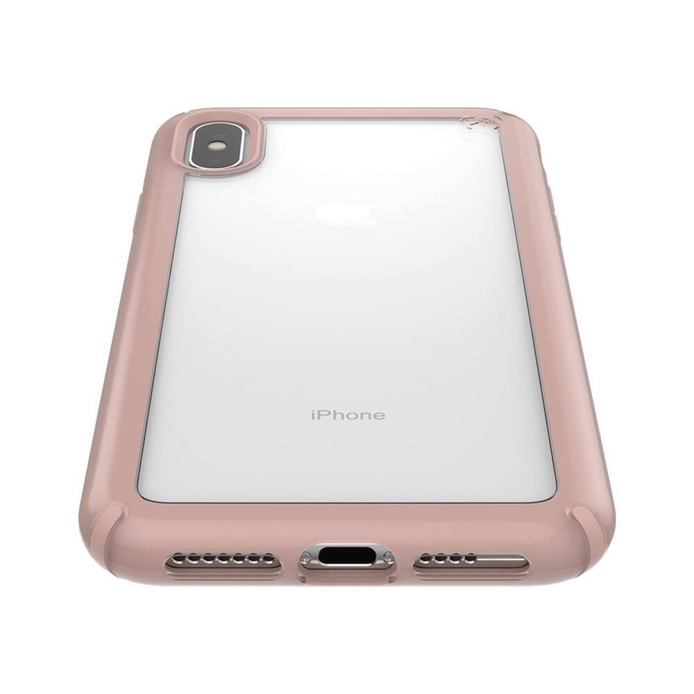 Alt View 12. Speck - Presidio Show Case for Apple® iPhone® XS Max - Clear/Rose Gold.