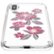 Alt View Zoom 12. Speck - Presidio Clear + Print Case for Apple® iPhone® X and XS - Clear/Embroidered Floral Fuchsia.