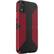 Angle. Speck - Presidio Grip Case for Apple® iPhone® XR - Black/Dark Poppy Red.