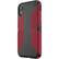 Front. Speck - Presidio Grip Case for Apple® iPhone® XR - Black/Dark Poppy Red.
