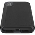 Alt View Zoom 13. Speck - Presidio Folio Case for Apple® iPhone® X and XS - Black/Slate Gray/Heathered Black.