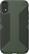 Front. Speck - Presidio Grip Case for Apple® iPhone® XR - Dusty Green/Brunswick Black.