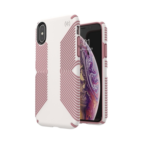 Speck - Presidio Grip Case for AppleÂ® iPhoneÂ® X and XS - Veil White/Lipliner Pink was $39.99 now $20.99 (48.0% off)