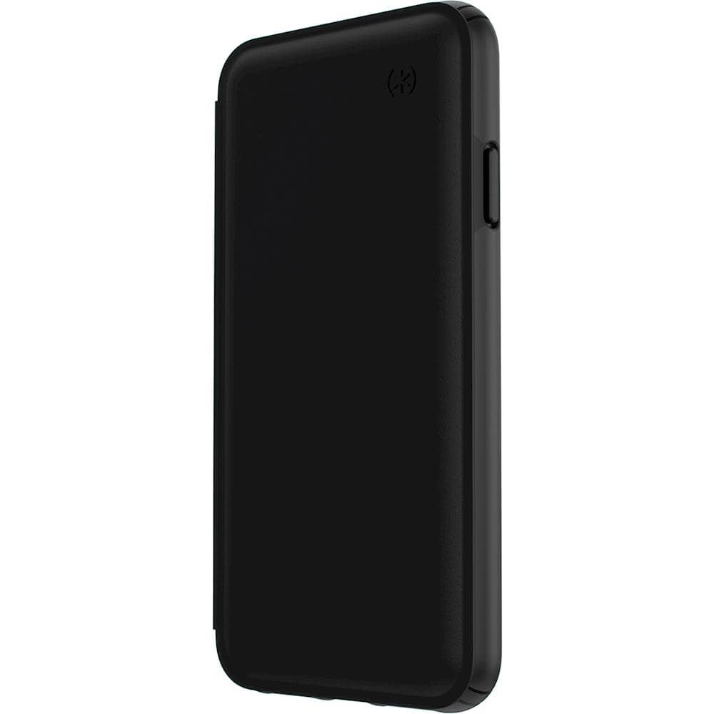 Alt View Zoom 12. Speck - Presidio Folio LEATHER Case for Apple® iPhone® XS Max - Black.
