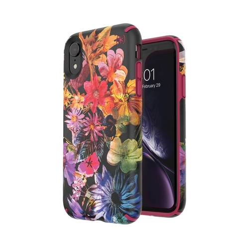 Speck - Presidio INKED Case for AppleÂ® iPhoneÂ® XR - Digital Floral/Cerise Red was $44.99 now $23.99 (47.0% off)