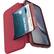 Alt View 12. Speck - Presidio Folio LEATHER Case for Apple® iPhone® XR - Garnet Red/Rouge Red/Currant Jam Red.