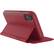 Alt View 13. Speck - Presidio Folio LEATHER Case for Apple® iPhone® XR - Garnet Red/Rouge Red/Currant Jam Red.