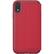 Alt View 1. Speck - Presidio Folio LEATHER Case for Apple® iPhone® XR - Garnet Red/Rouge Red/Currant Jam Red.