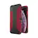 Angle. Speck - Presidio Grip Case for Apple® iPhone® XS Max - Black/Dark Poppy Red.