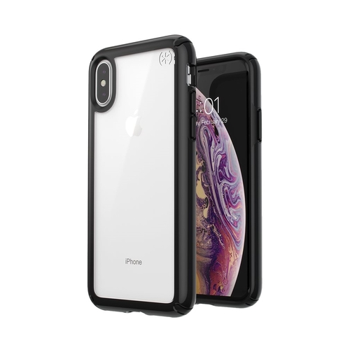 Speck - Presidio Show Case for Apple® iPhone® X and XS - Black/Clear