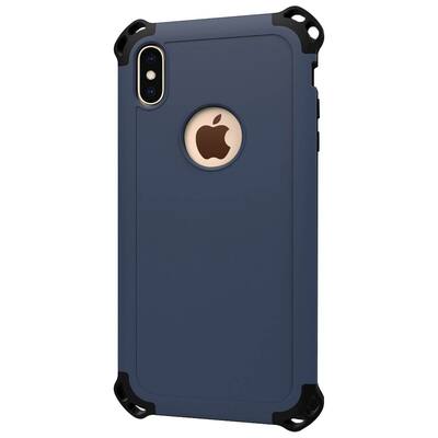 Seidio - DILEX Combo Case for Apple® iPhone® XS Max - Black/Midnight Blue