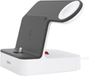 Front Zoom. Belkin - PowerHouse Charging Dock for iPhone and Apple Watch - White.