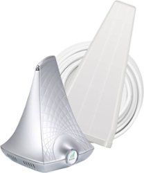 SureCall - Flare 3.0 Cell Phone Signal Booster - Silver - Angle_Zoom