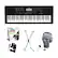 Front. Casio - Full-Size Keyboard with 61 Velocity-Sensitive Keys - Black.