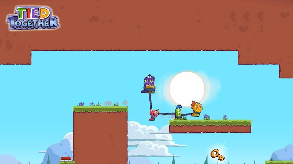 The image depicts a group of teddy bears playing a game on a Nintendo Wii console. There are three teddy bears in the scene, with one of them holding a Wii remote. The bears are standing on a platform, and there is a sun in the background, adding a bright and cheerful atmosphere to the scene. The image captures the fun and excitement of playing video games together.