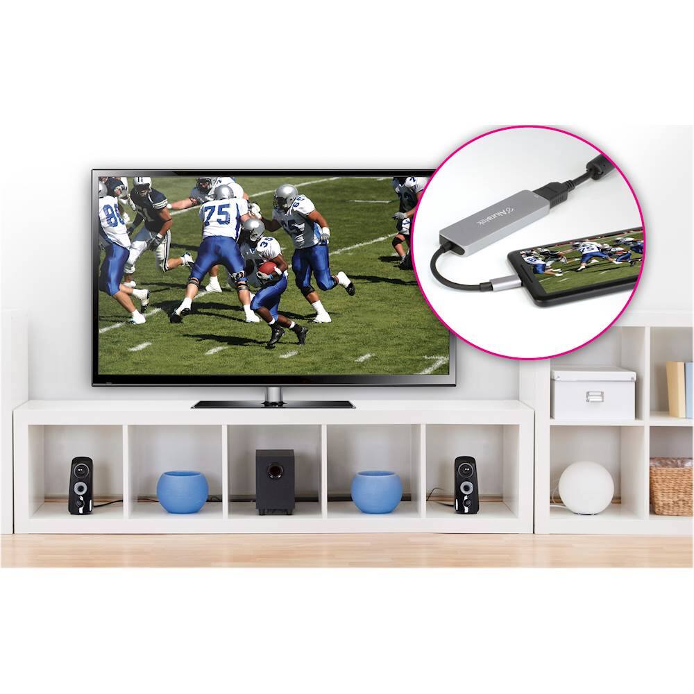 Alt View 14. Aluratek - USB Type-C Multimedia Hub and Card Reader with HDMI.