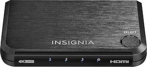 Insignia™ - 3-Port HDMI Switch with 4K and HDR Pass-Through - Black - Angle_Zoom