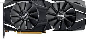 ASUS - NVIDIA GeForce RTX 2080 OC Edition 8GB GDDR6 PCI Express 3.0 Graphics Card - Black/White - Front_Zoom