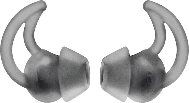 Front. Bose - QuietControl StayHear+ Tips Medium (2-Pack) - Smoke.