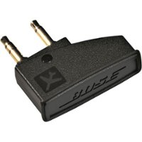 Bose - QuietComfort Headphones Airline Adapter - Black - Front_Zoom