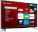 Angle. TCL - 75" Class 6 Series LED 4K UHD Smart Roku TV - Black Stealth Metal.