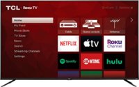 Front Zoom. TCL - 75" Class 4 Series LED 4K UHD Smart Roku TV.