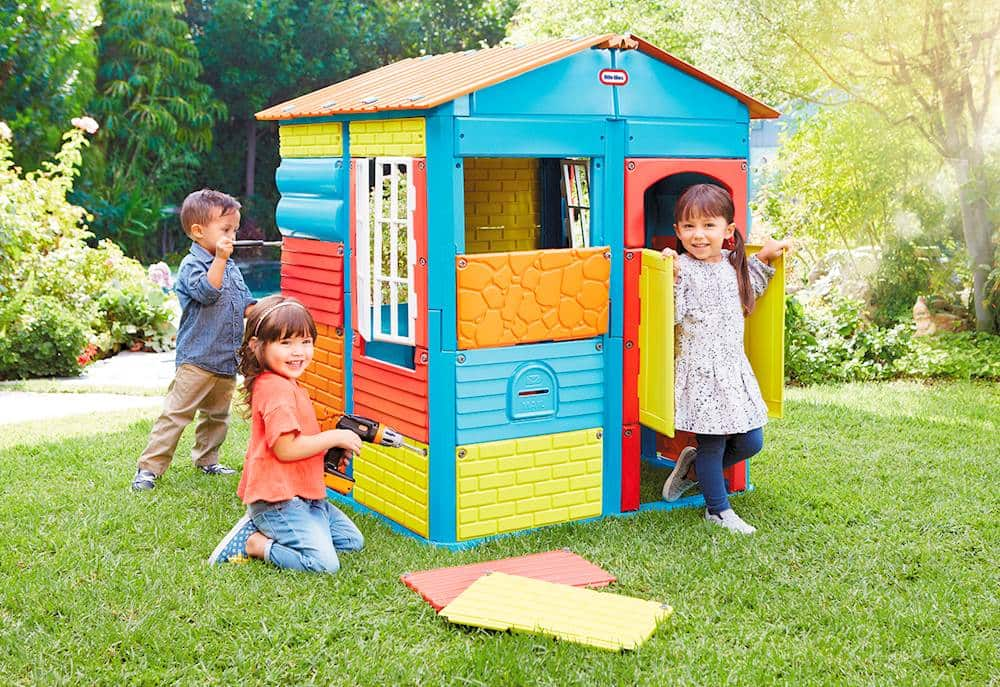 Little tikes build shop a house dimensions