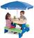 Alt View 13. Little Tikes - Easy Store Jr. Play Table with Umbrella - Blue/Green.