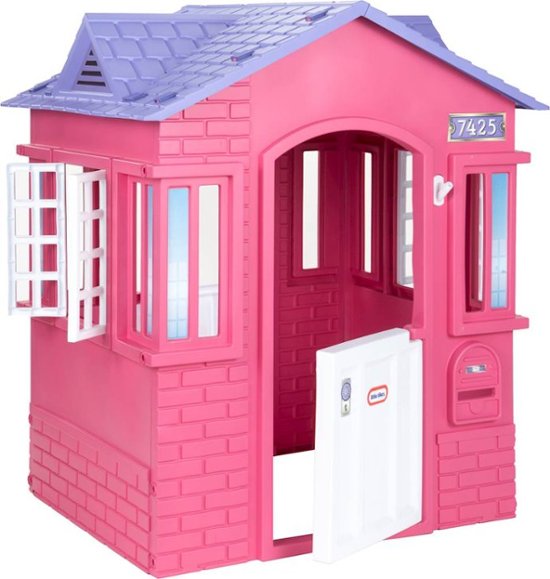 cape cottage playhouse pink